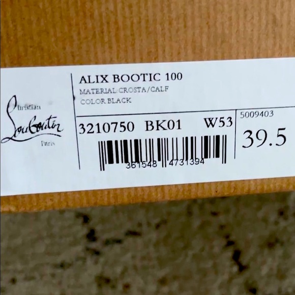 Christian Louboutin authentic boots 2021 fall Line , Never worn size 39.5 ! - Picture 9 of 12
